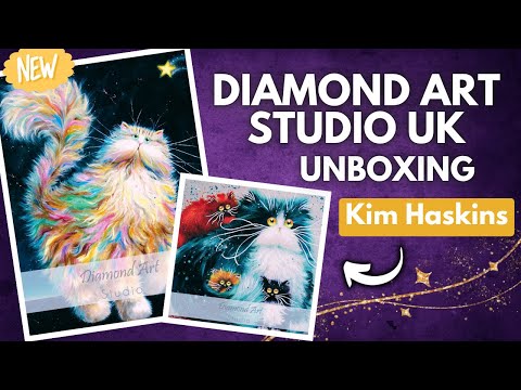 Видео: Распаковка: Новинка! Ким Хаскинс @ Diamond Art Studio UK — «Мерцание» и «Рыдания»