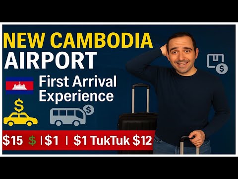Видео: Впервые в новом аэропорту Камбоджи стоимостью 2 миллиарда долларов: Течо Тахмао (KTI) | Иван Мусто
