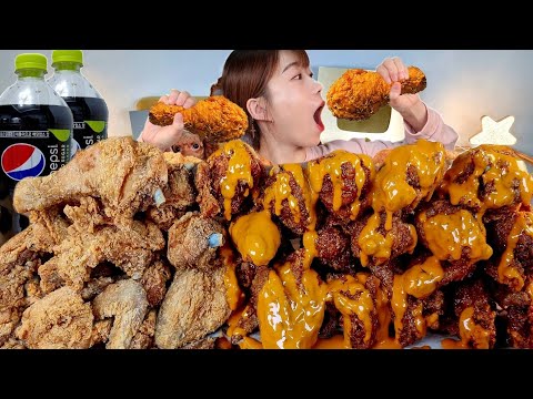 Видео: АСМР Я также попробовал недавно выпущенную курицу Соус Фолс🍗 Карта Дал Кинг, Жареная курица