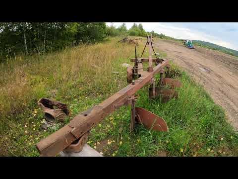 Видео: Вспашка по борозде.