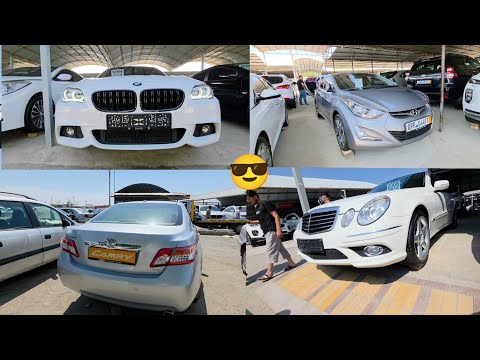 Видео: Мошинбозори Хуҷанд BMW F10 Toyota Camry Hyundai avantr Mercedes E350 Hyundai SantaFe Kia sportag