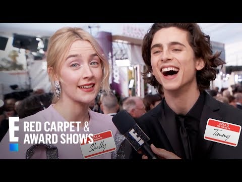 Видео: Сирша Ронан и Тимоти Шаламе обсуждают имена, которые подвергаются критике | Красная дорожка и цер...