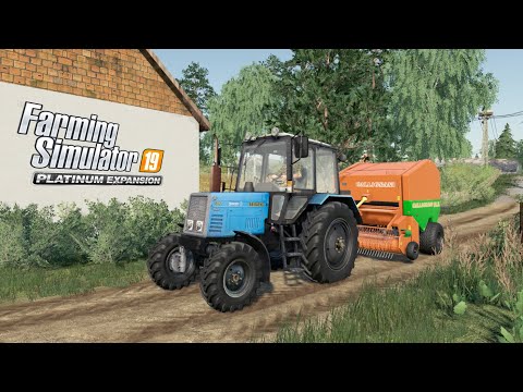 Видео: FS19 Timelapse #03 Уборочная, тюкование соломы, перевозка тюков