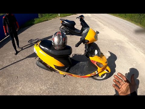Видео: Honling JOG. Honda Zoomer. Yamaha Jog SA16.Рабочий день #14. Сезон 2