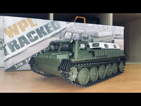 Видео: WPL E-1 - гусеничный вездеход ГАЗ-71. Распаковка и обзор.