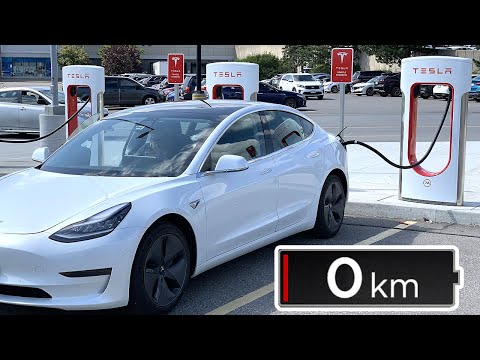 Видео: Что будет если Тесла полностью разрядится