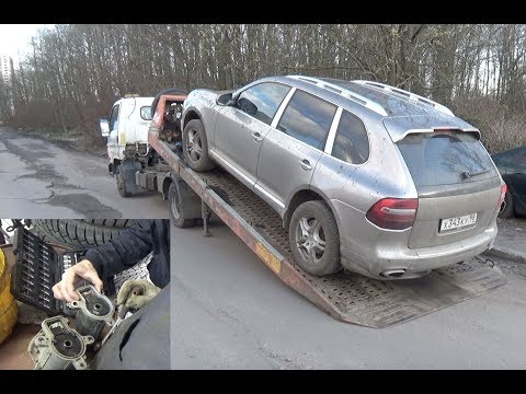 Видео: Замена сервопривода раздатки на Порше Кайен (Porsche Cayenne): Докатались по бездорожью!!!