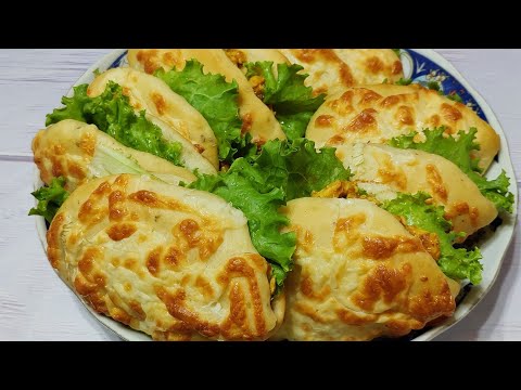 Видео: СЫРНЫЕ КАРМАШКИ С НАЧИНКОЙ. РЕЦЕПТ 👍😋