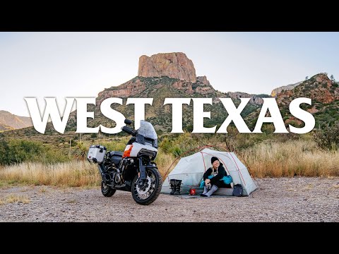 Видео: Одиночный поход на мотоцикле в Биг-Бенд | Путешествие по Западному Техасу на Harley Davidson
