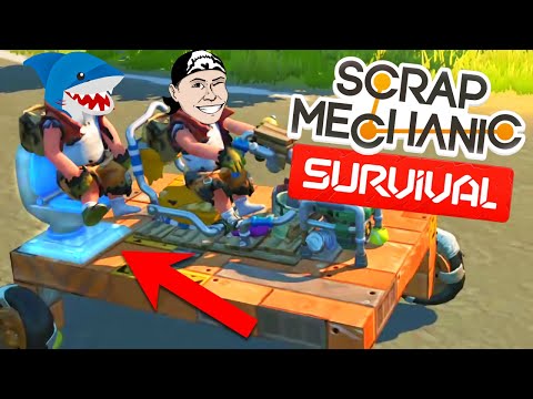 Видео: ВЫЖИВАНИЕ С АКУЛОЙ В СКРАП МЕХАНИКЕ ► Scrap Mechanic Survival |1| Прохождение