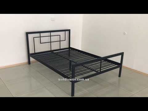 Видео: Кровать Квадро, фабрика Металл-Дизайн