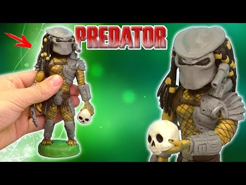 Видео: ЛЕПИМ ХИЩНИКА - THE PREDATOR 2018 | CLAY TUTORIAL
