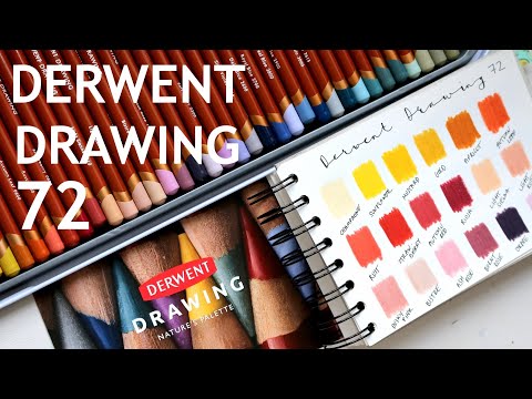 Видео: 🎉🎉 НОВЫЙ набор карандашей Derwent Drawing из 72 цветов | Большие образцы!! #derwentdrawing #образцы