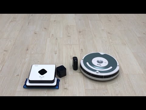 Видео: Мои помощники в ежедневной уборке. iRobot roomba и braava390t