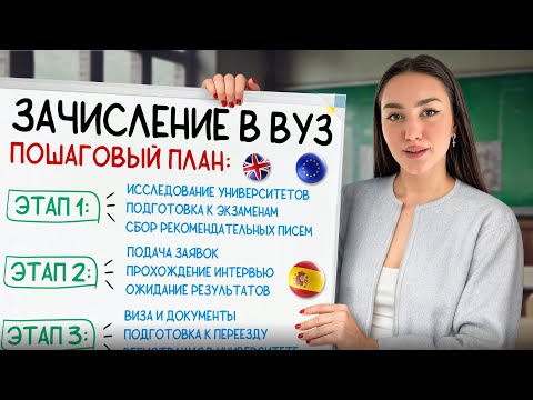 Видео: Как происходит зачисление в ЗАРУБЕЖНЫЙ вуз на самом деле  (от А до Я)