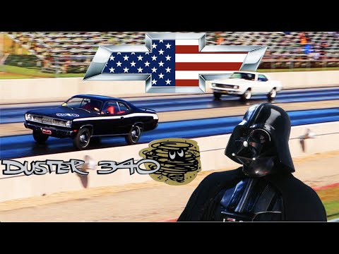 Видео: COPO Camaro ZL1 1969 года против Duster 340 1971 года — чисто серийный дрэг-рейсинг