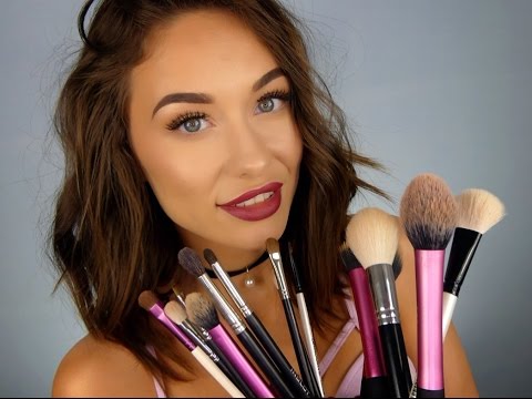 Видео: Мои Кисти Для Макияжа. Real Techniques, Mac, Inglot...