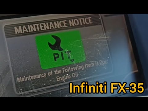 Видео: Да, є і таке😉 Скидання між сервісного інтервалу Infiniti FX35
