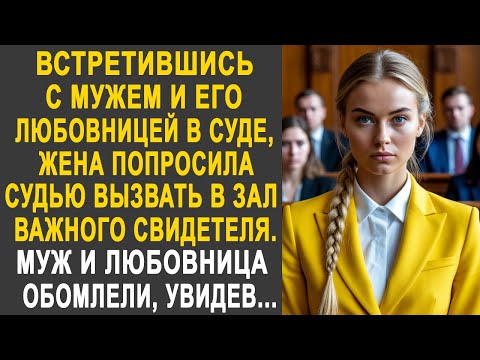 Видео: Встретившись с мужем и его любовницей в суде, жена попросила судью вызвать в зал важного свидетеля.