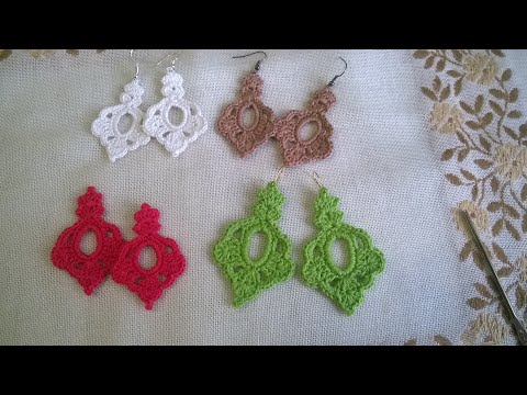 Видео: Восхитительно красиво! Удивительно просто! Серьги крючком.