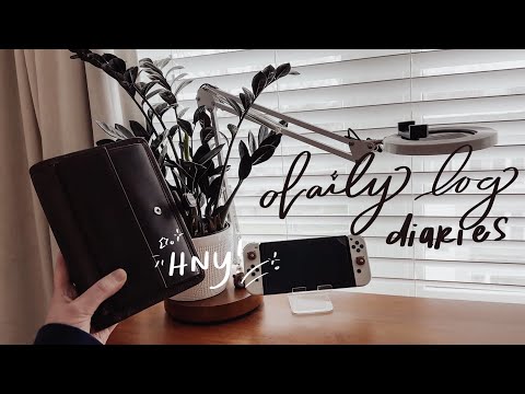 Видео: Ежедневные журналы: hny! Планирование в режиме реального времени в моём filofax и намерения на 20...