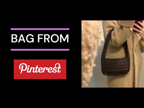 Видео: Простейшая в вязании сумка из Pinterest/ The simplest knitting bag from Pinterest