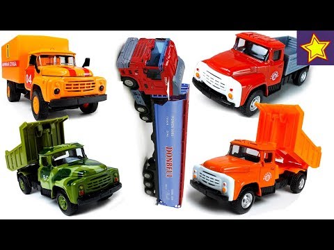 Видео: Машинки Грузовые Сборник лучших серий с историями Cars Toys for kids