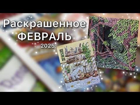 Видео: Раскрашенное за ФЕВРАЛЬ 2025