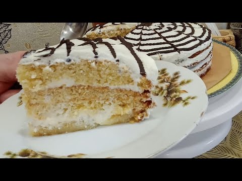 Видео: Торт "Воздушный" на плавленных сырках. Эксперемент😊