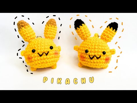Видео: 🌼 Вязание крючком Пикачу 🌼 Пошаговое руководство по амигуруми | Вязаный брелок для начинающих
