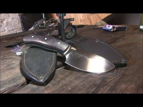 Видео: Нож шкурник для охоты.