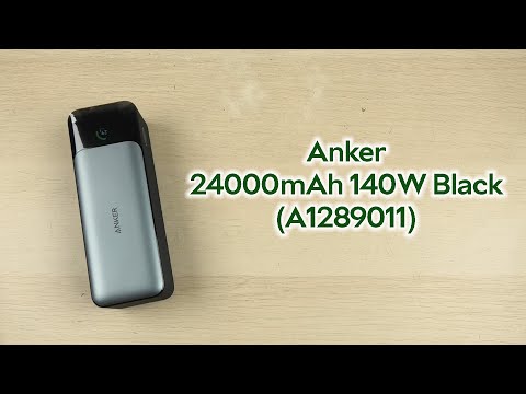 Видео: Розпаковка Anker 737 Power Bank 24000mAh 140W Black (A1289011)