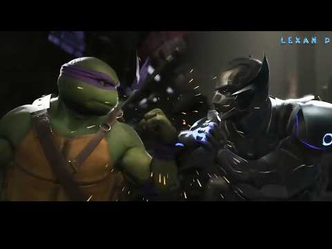 Видео: Injustice 2 - Черепашки-Ниндзя против Бэтмена - Intros & Clashes (rus)