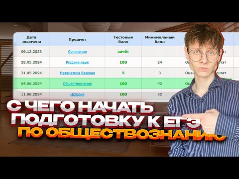 Видео: С чего начать подготовку к ЕГЭ | Обществознание | ЕГЭ по Обществознанию 2025