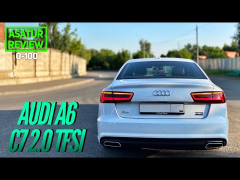 Видео: ⏱ 0-100 AUDI A6 C7 2.0 TFSI Quattro / разгон АУДИ А6 dragy