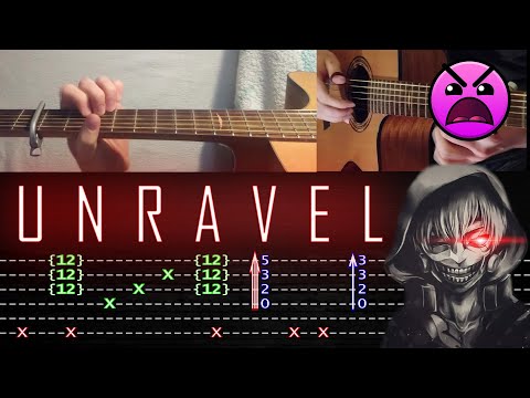 Видео: Как играть 'Unravel - Tokyo Ghoul [FULL]' на гитаре [ТАБЫ] Fingerstyle