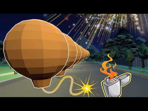 Видео: ЗАПУСКАЮ 100 САМЫХ МОЩНЫХ ФЕЙЕРВЕРКОВ СРАЗУ! ► Fireworks Mania #2