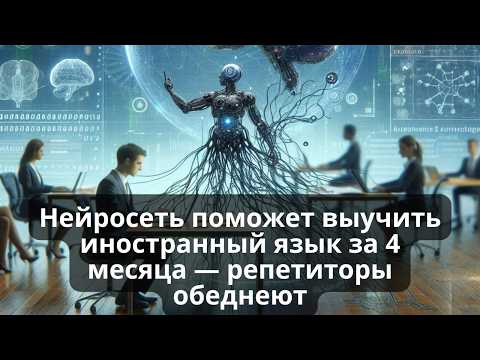 Видео: Нейросеть поможет выучить иностранный язык за 4 месяца — репетиторы обеднеют