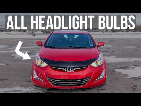 Видео: Hyundai Elantra (2011-2016) — замена ламп в фарах