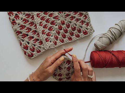 Видео: Редкий узор. Необычный квадратный мотив крючком  | SHODDI crochet square