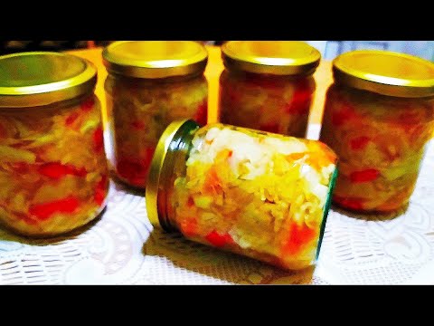 Видео: САЛАТ ИЗ ЗЕЛЕНЫХ ПОМИДОР И КАПУСТЫ. ЕЩЕ ОДИН ВКУСНЫЙ РЕЦЕПТ НА ЗИМУ!