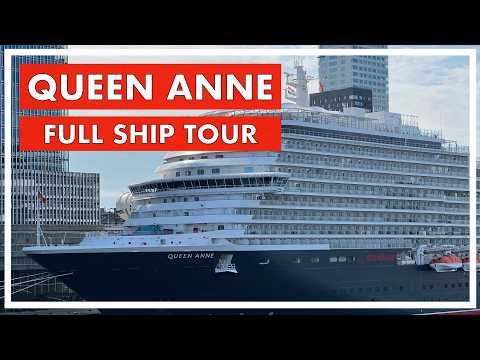 Видео: Queen Anne — полная экскурсия по НОВОМУ лайнеру Cunard