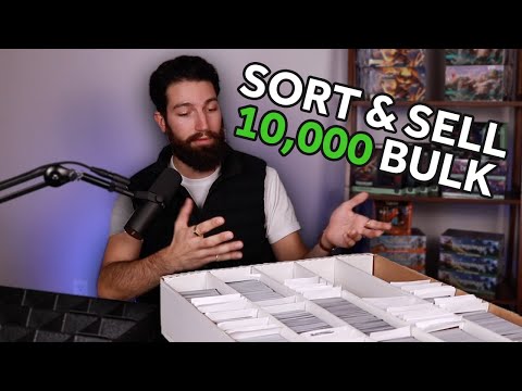 Видео: Как я сортирую и загружаю 10 000 карт MTG на TCGPlayer