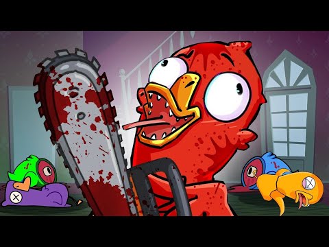 Видео: УСТРОИЛ НАСТОЯЩУЮ МЯСОРУБКУ! 7 ТЕЛ В ОДНОМ МЕСТЕ! - Goose Goose Duck!