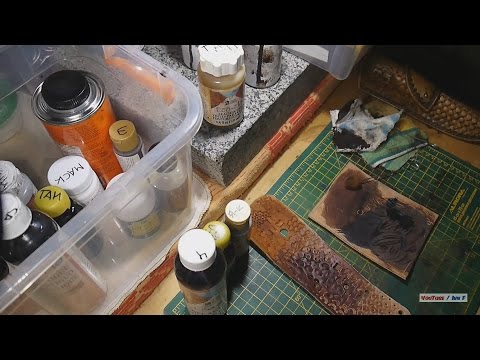 Видео: Работа с кожей. Часть 7. Выбор краски для кожи