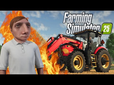 Видео: ЗАЧЕМ Я ЭТО СДЕЛАЛ? НАЧАЛ ФЕРМУ И... — Farming Simulator 25