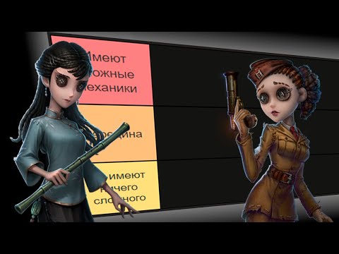 Видео: Тир лист сурвов по сложности | Identity V