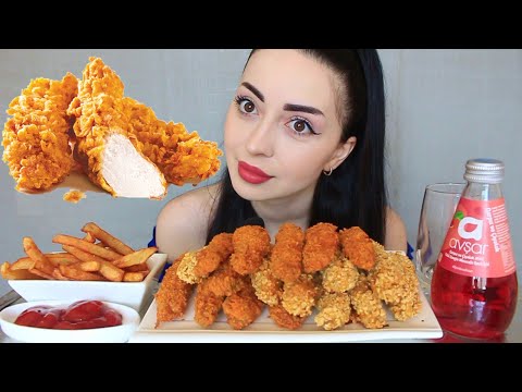 Видео: ОБМАНУЛА Я ИЛИ МЕНЯ?? Стрипсы Mukbang 🌸 Ayka Emilly