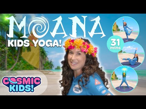 Видео: Моана | Космическое детское йога-приключение!