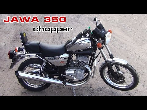 Видео: Осторожно! JAWA 350 chopper